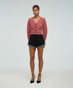 Self-portrait READY TO WEAR Patterend Knit Cardigan