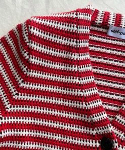 Self-portrait READY TO WEAR Patterend Knit Cardigan