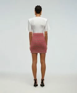 Self-portrait Patterend Knit Skirt READY TO WEAR