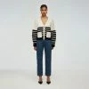 Self-portrait Mariner Stripe Cardigan READY TO WEAR