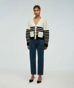 Self-portrait Mariner Stripe Cardigan READY TO WEAR