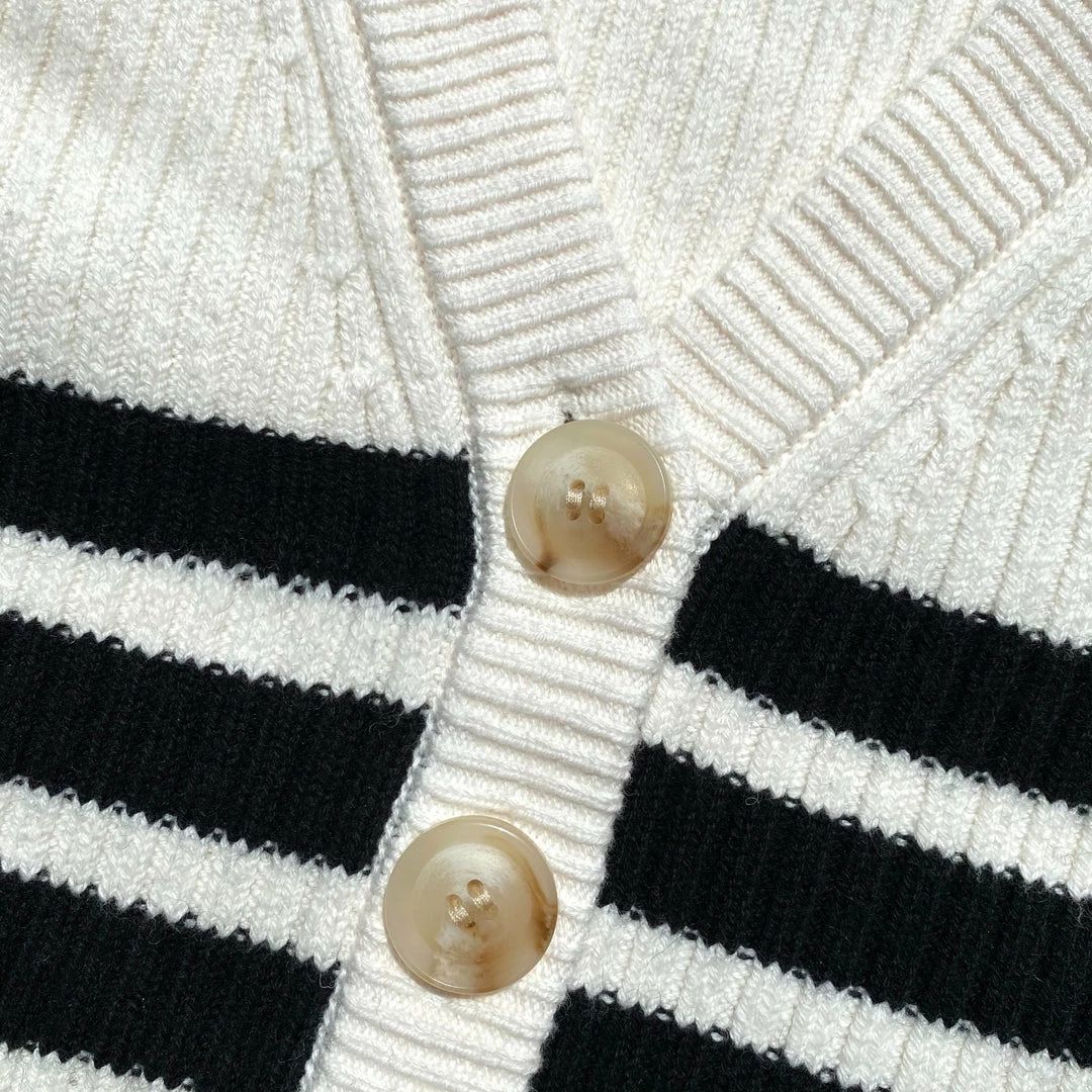 Self-portrait Mariner Stripe Cardigan READY TO WEAR