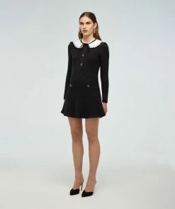 Self-portrait READY TO WEAR Black Lurex Dress