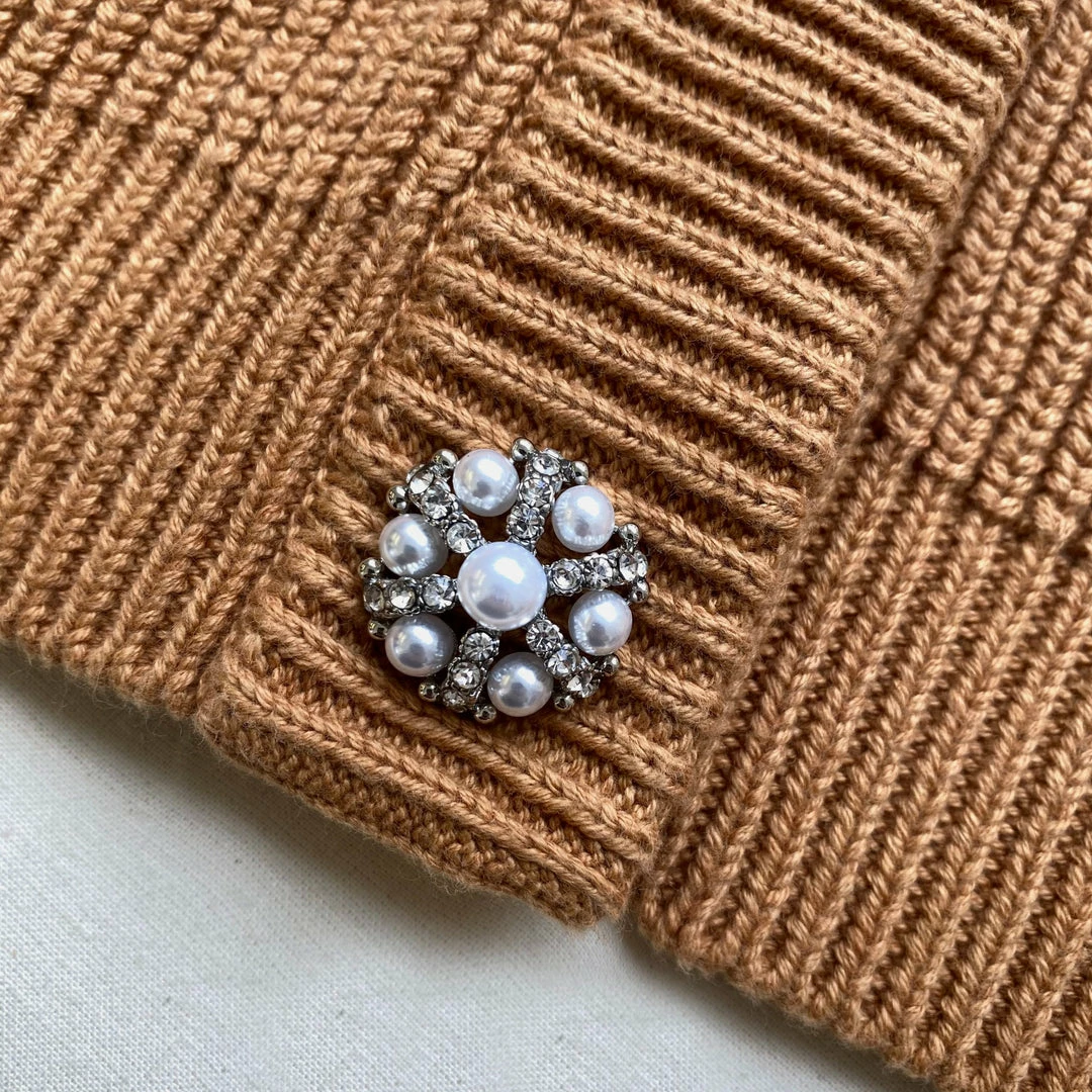 Self-portrait READY TO WEAR Diamante Embellished Knit Cardigan