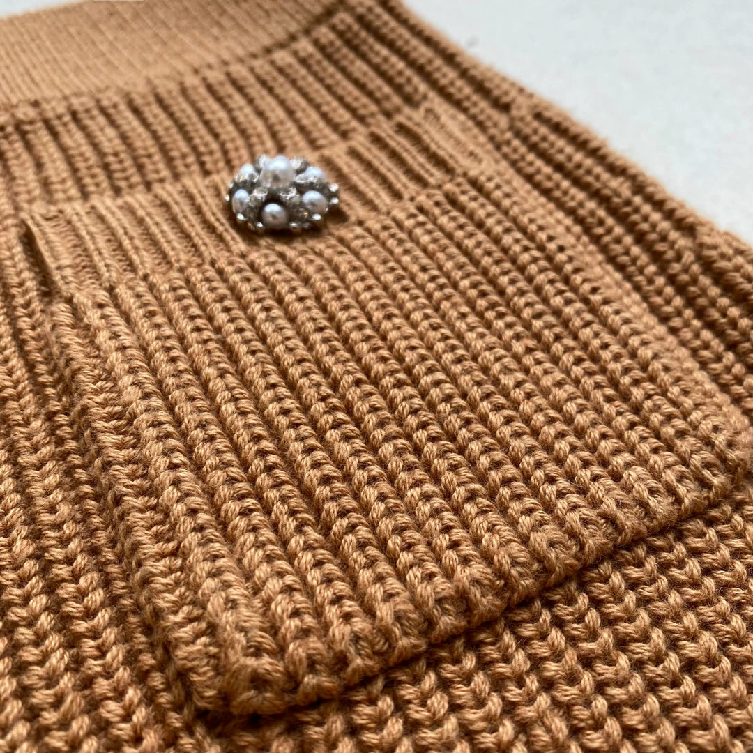 Self-portrait Knit Midi Skirt