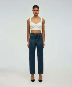 Self-portrait Ivory Knit Bralette