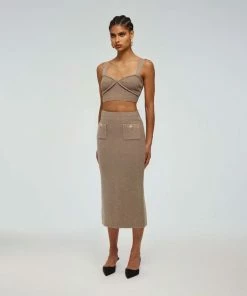 Self-portrait Cashmere Knit Bralette READY TO WEAR