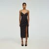 Self-portrait Polka Dot Wrap Midi Dress READY TO WEAR
