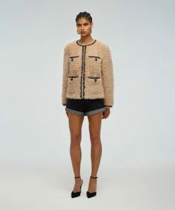 Self-portrait Faux Fur Jacket