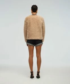 Self-portrait Faux Fur Jacket