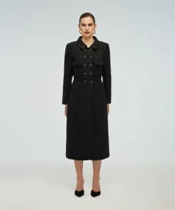 Self-portrait READY TO WEAR Boucle Longline Jacket