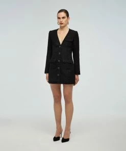 Self-portrait Boucle Mini Dress READY TO WEAR