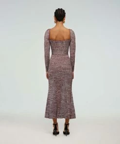 Self-portrait Ribbed Knit Skirt READY TO WEAR