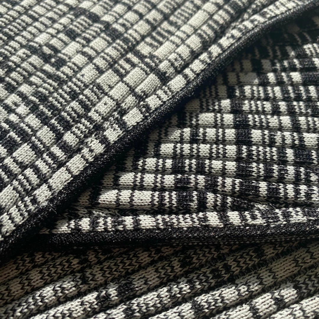 Self-portrait Monochome Crossover Knit Top