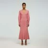 Self-portrait READY TO WEAR Pink Lurex Knit Dress