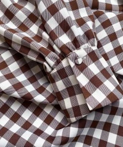 Self-portrait Gingham Shirt Dress READY TO WEAR