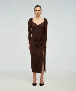 Self-portrait READY TO WEAR Wrap Midi Dress