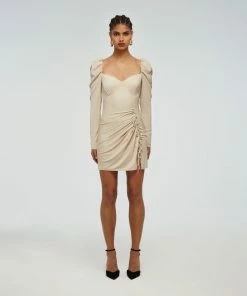Self-portrait Stretch Crepe Wrap Mini Dress READY TO WEAR