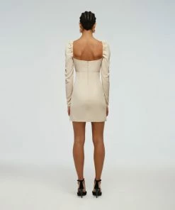 Self-portrait Stretch Crepe Wrap Mini Dress READY TO WEAR