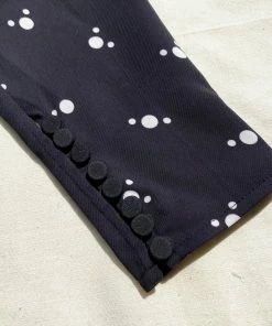 Self-portrait Polka Dot Stretch Crepe Top READY TO WEAR