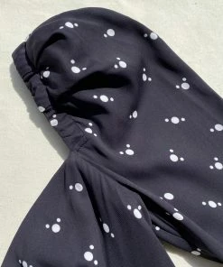 Self-portrait Polka Dot Stretch Crepe Top READY TO WEAR