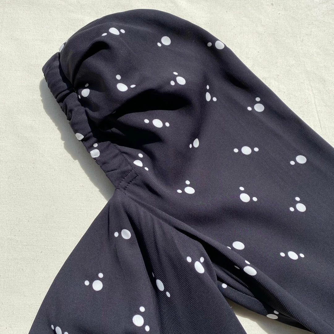 Self-portrait Polka Dot Stretch Crepe Top READY TO WEAR