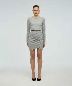 Self-portrait READY TO WEAR Marl Jersey Mini Dress