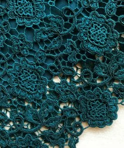 Self-portrait Green Guipure Maxi Dress READY TO WEAR