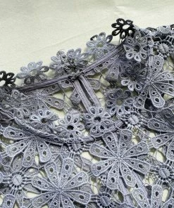 Self-portrait Geo Guipure Maxi Dress