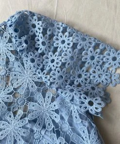 Self-portrait Geo Guipure Mini Dress