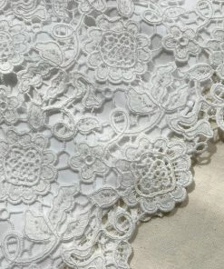 Self-portrait White Guipure Mini Dress READY TO WEAR