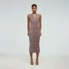 Self-portrait READY TO WEAR Crossover Knit Dress