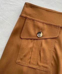 Self-portrait Wrap Midi Skirt READY TO WEAR