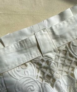 Self-portrait READY TO WEAR Lattice Embroidered Cotton Short