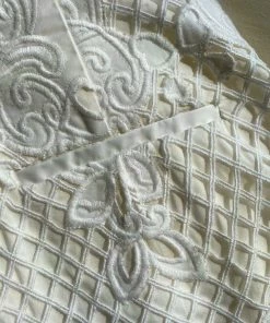 Self-portrait READY TO WEAR Lattice Embroidered Cotton Short