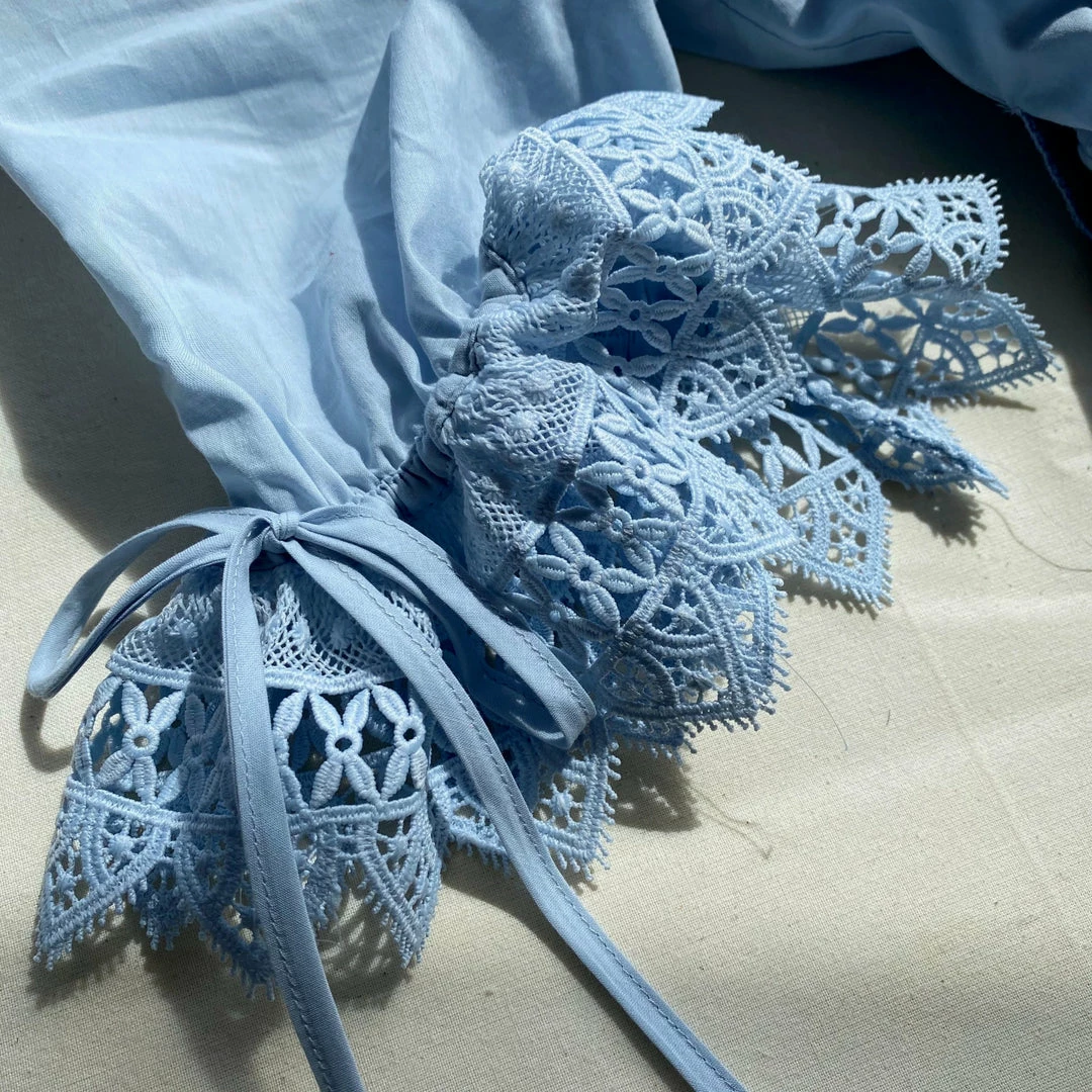 Self-portrait READY TO WEAR Floral Broderie Cotton Midi Dress