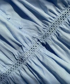 Self-portrait READY TO WEAR Floral Broderie Cotton Midi Dress