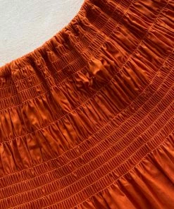 Self-portrait READY TO WEAR Lattice Embroidered Cotton Skirt