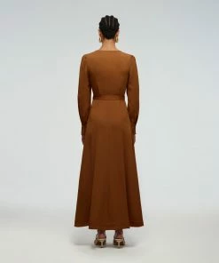 Self-portrait Viscose Midi Dress