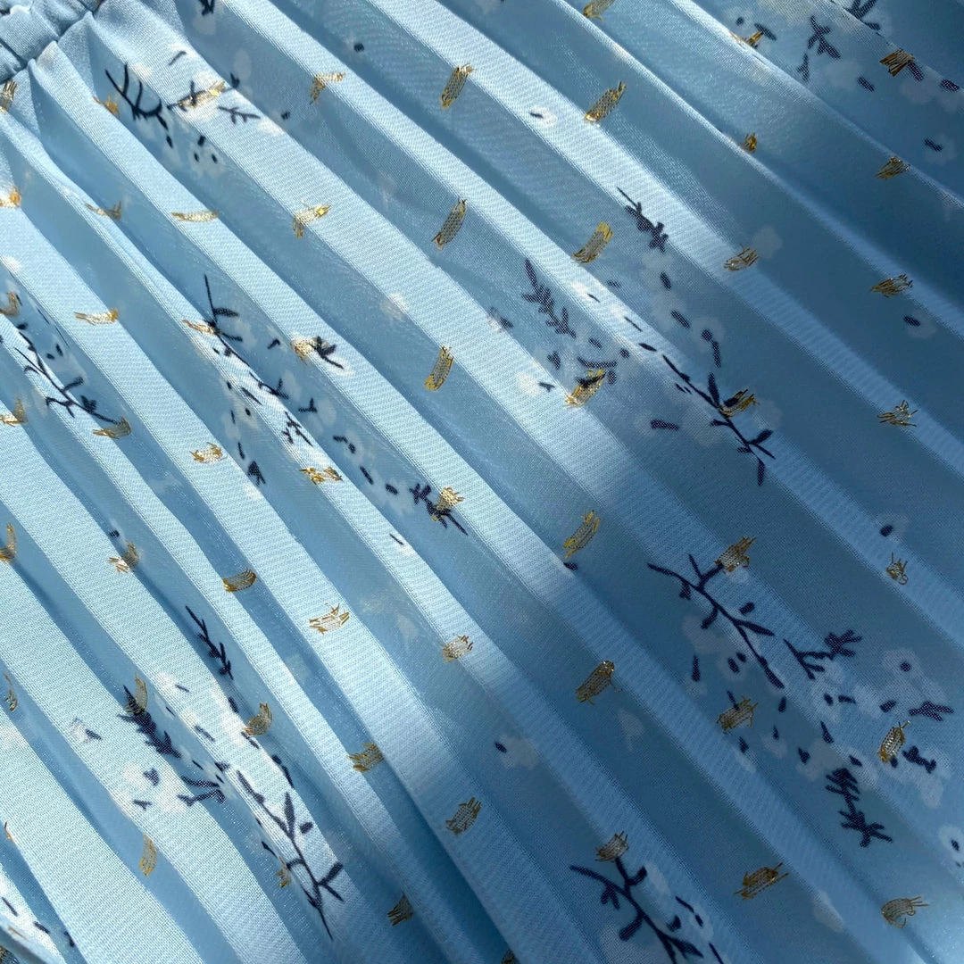 Self-portrait Metallic Floral Tie Detail Maxi Dress