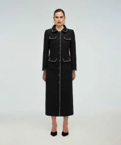 Self-portrait Boucle Coat