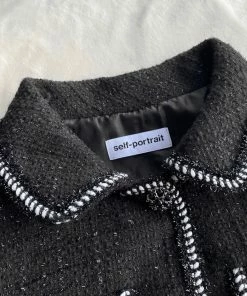 Self-portrait Boucle Coat