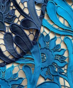 Self-portrait READY TO WEAR Prairie Guipure Mini Dress