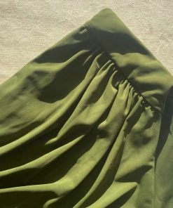 Self-portrait Green Ruched High Waisted Brief Swim & Resort