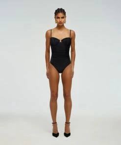Self-portrait Swim & Resort Ruched Bust-Cup Swimsuit