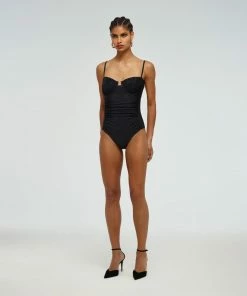 Self-portrait Swim & Resort Ruched Bust-Cup Swimsuit
