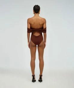 Self-portrait Swim & Resort Off Shoulder Swimsuit