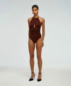 Self-portrait Tie Back Halter Neck Swimsuit Swim & Resort