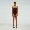 Self-portrait Snake Textured Swimsuit Swim & Resort