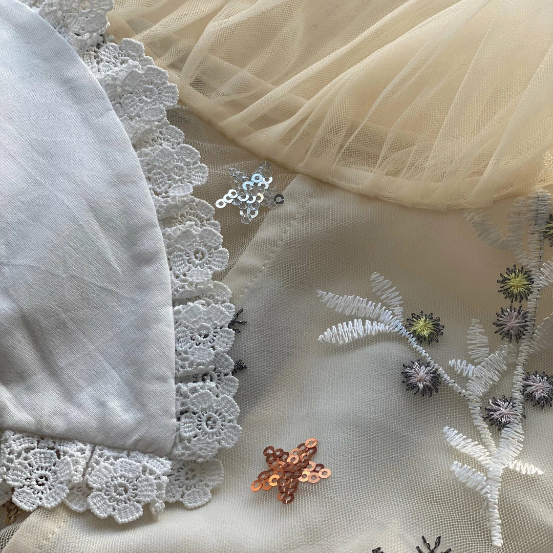 Self-portrait Star Mesh Mini Dress KIDS